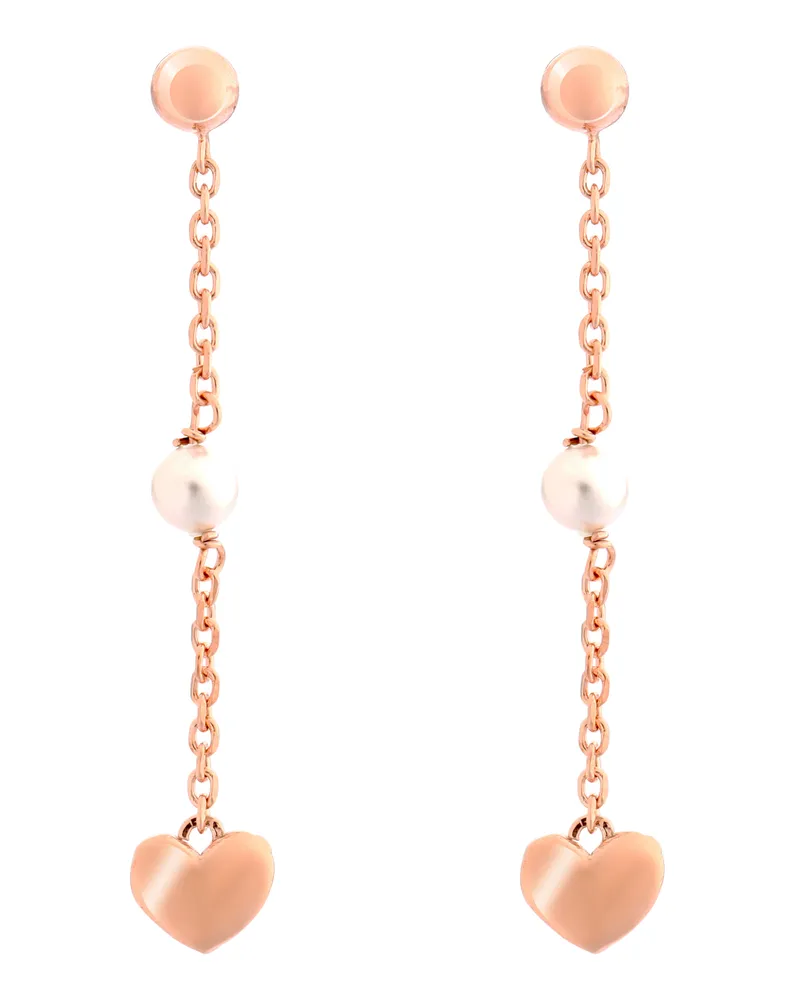 Orphelia Nahara' Damen Ohrringe aus 925er Sterlingsilber - Rose ZO-7378 Rosé