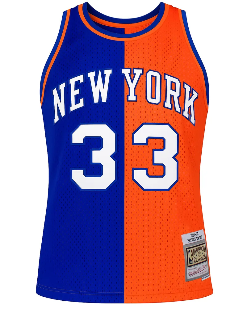 Mitchell & Ness NBA New York Knicks 33 Ewing Swingman Trikot Orange