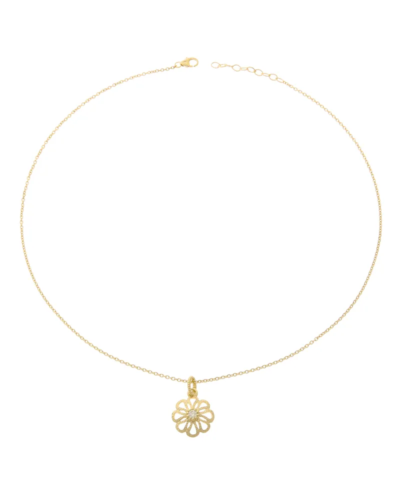 Orphelia Damen-Kette aus 925er Sterlingsilber mit Anhänger – Gold ZH-6017/2 Gold