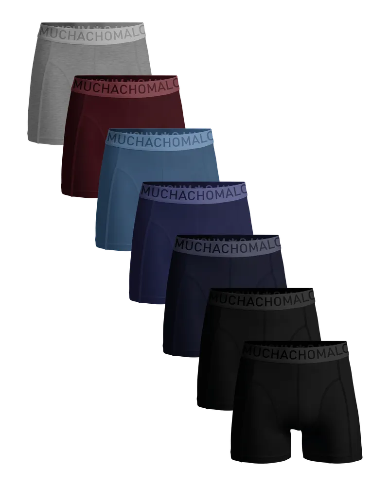 Muchachomalo Herren Boxer Shorts - 7er Pack - Herren Unterwäsche Mehrfarbig