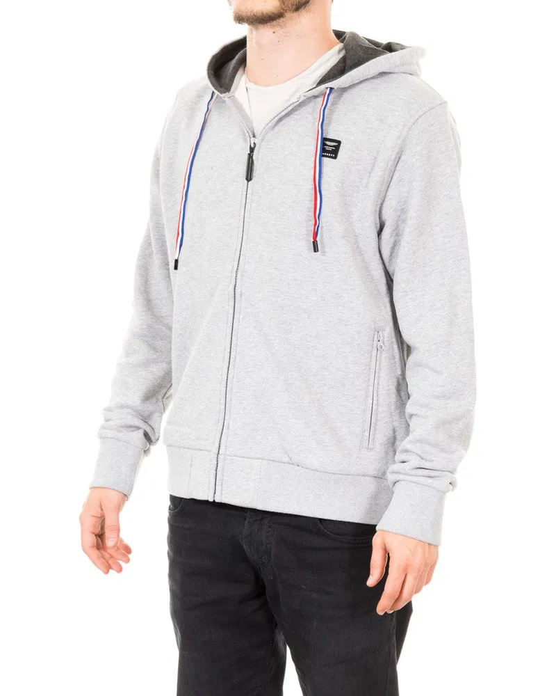 Hackett Herren Langarm-Sweatshirt mit Rundhalsausschnitt und Kapuze HM580247 Grau