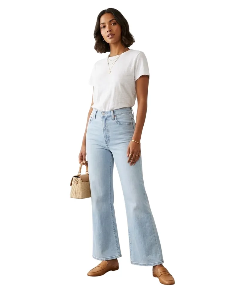 Levi's Ribcage" Jeans für Damen Blau