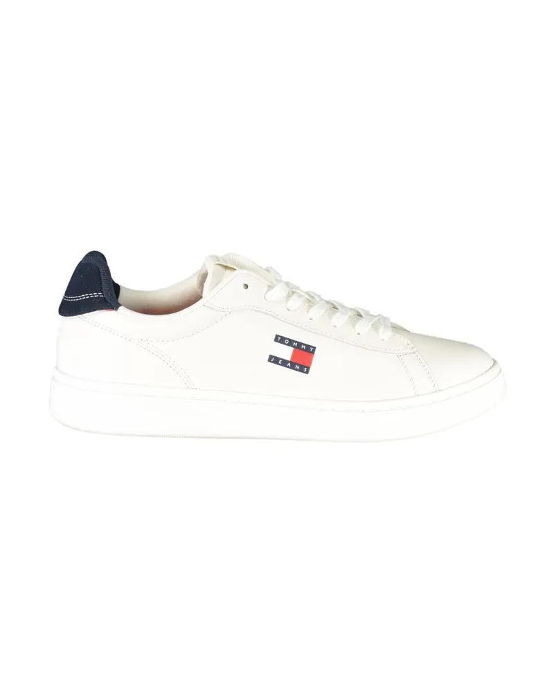 Tommy Hilfiger Bianco Polyurethan Herren Sneakers Weiß
