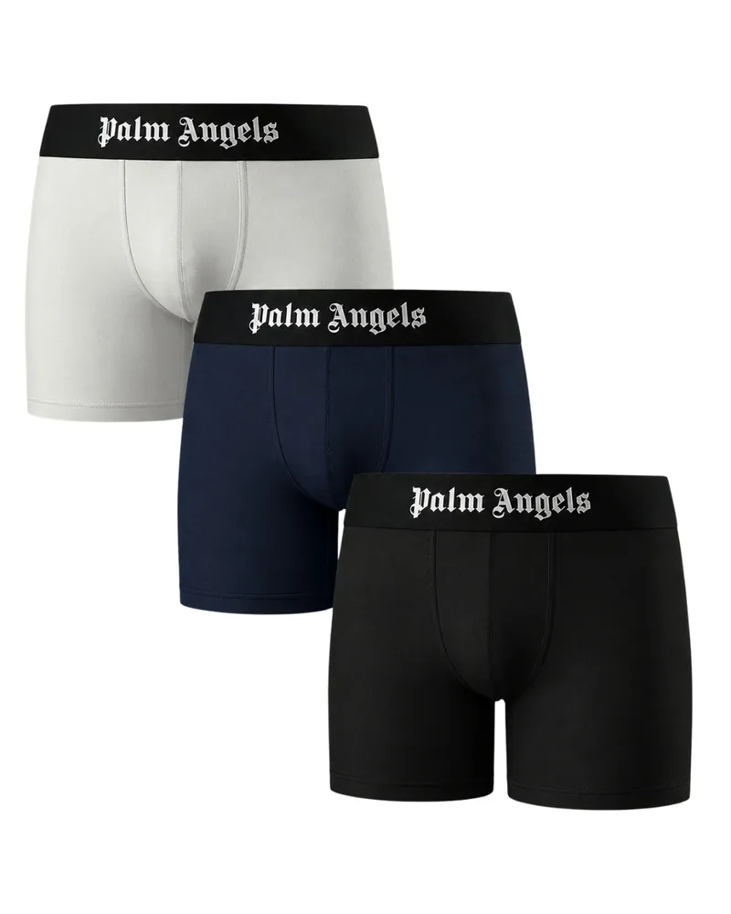 Palm Angels Trunk-Boxershorts in Schwarz Mehrfachpack Schwarz