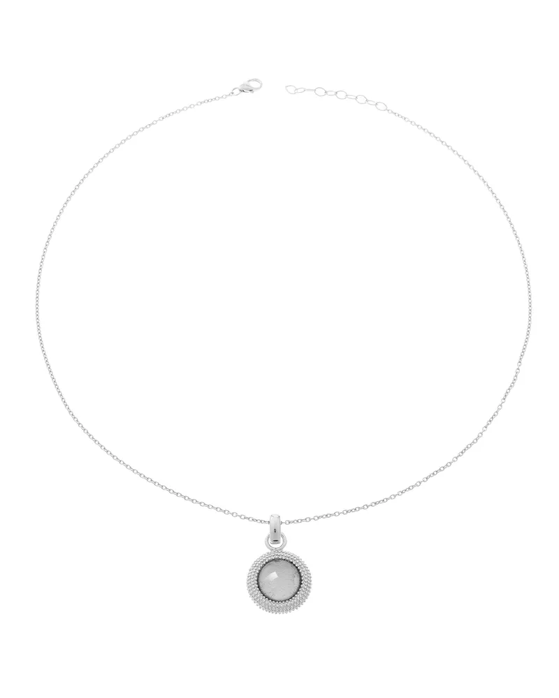 Orphelia Damen-Kette aus 925er Sterlingsilber mit Anhänger – Silber ZH-6041 Silber