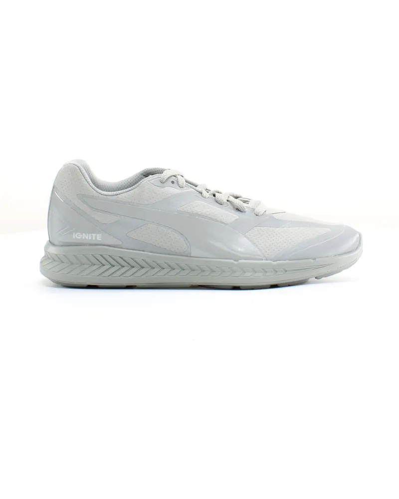 Puma Ignite Matt & Shine Grey Synthetic Herren Schnürtrainer 359718 03 Grau