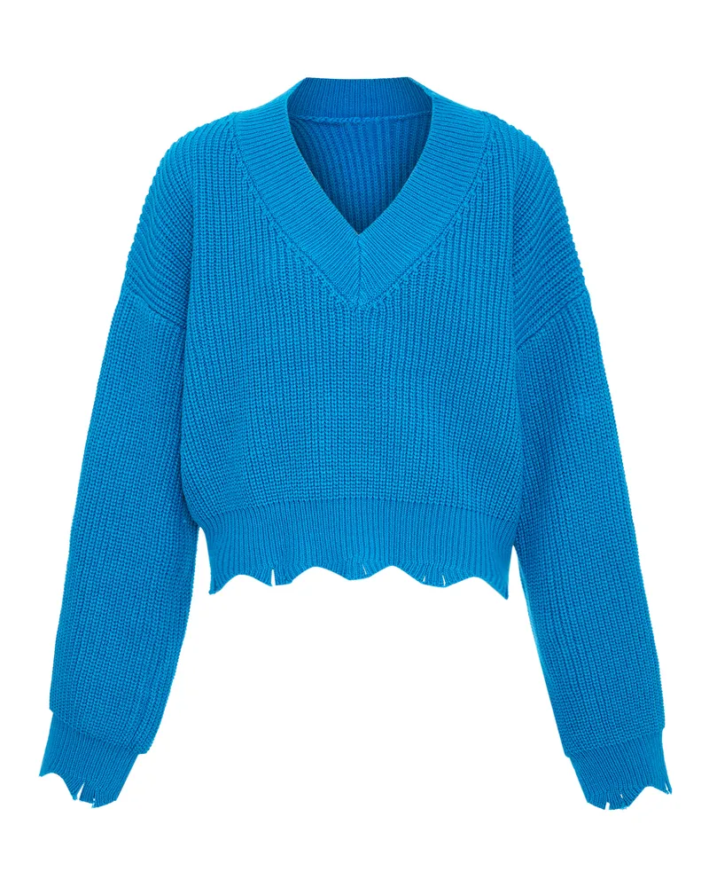 My Mo Pullover Damen türkis Türkis