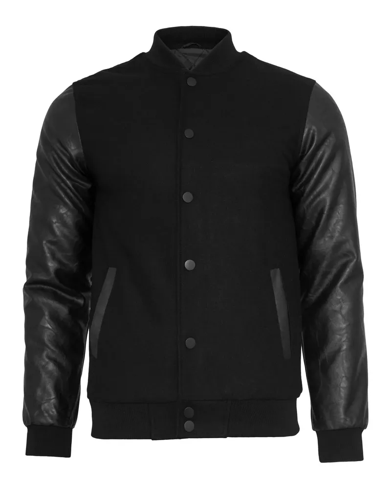 Urban Classics Oldschool" Jacke für Herren (Schwarz Schwarz