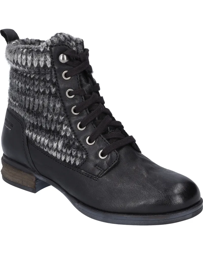 Josef Seibel Damen Stiefelette Sanja 17 in schwarz-kombi Schwarz