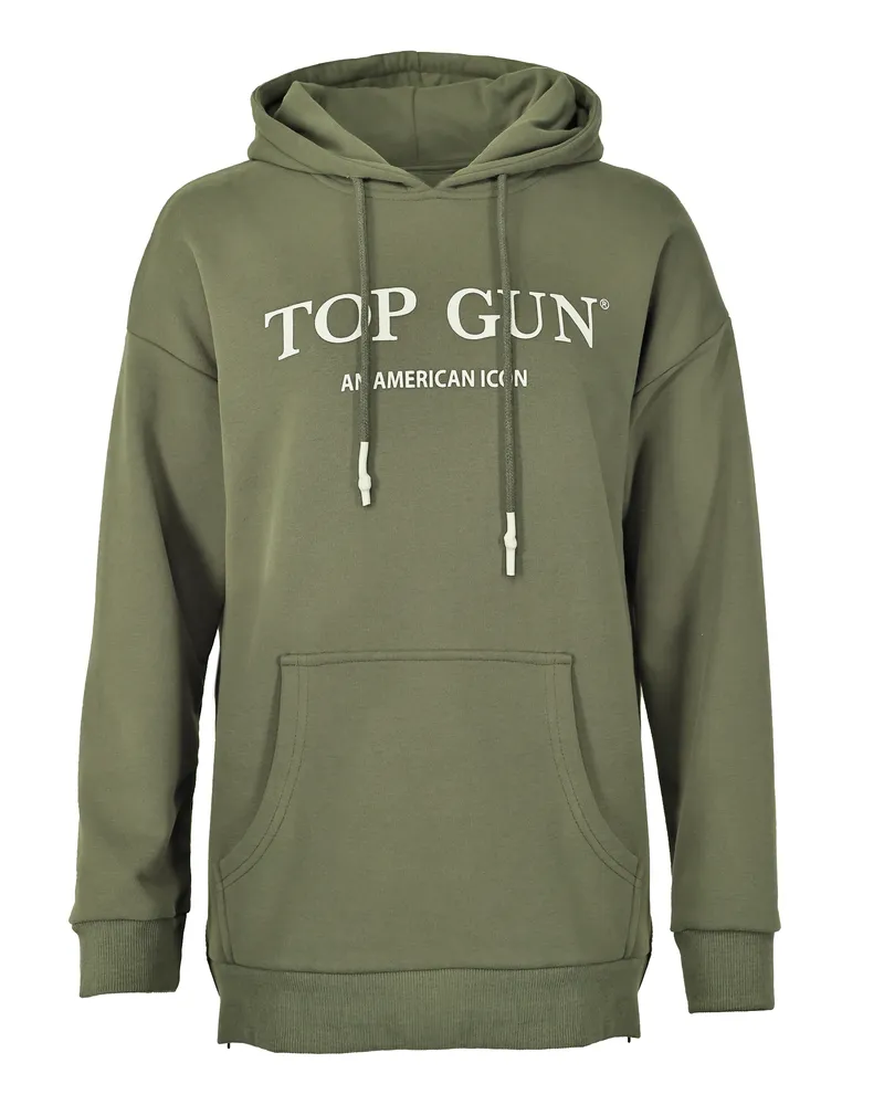 Top Gun Hoodie TG20214003 Oliv