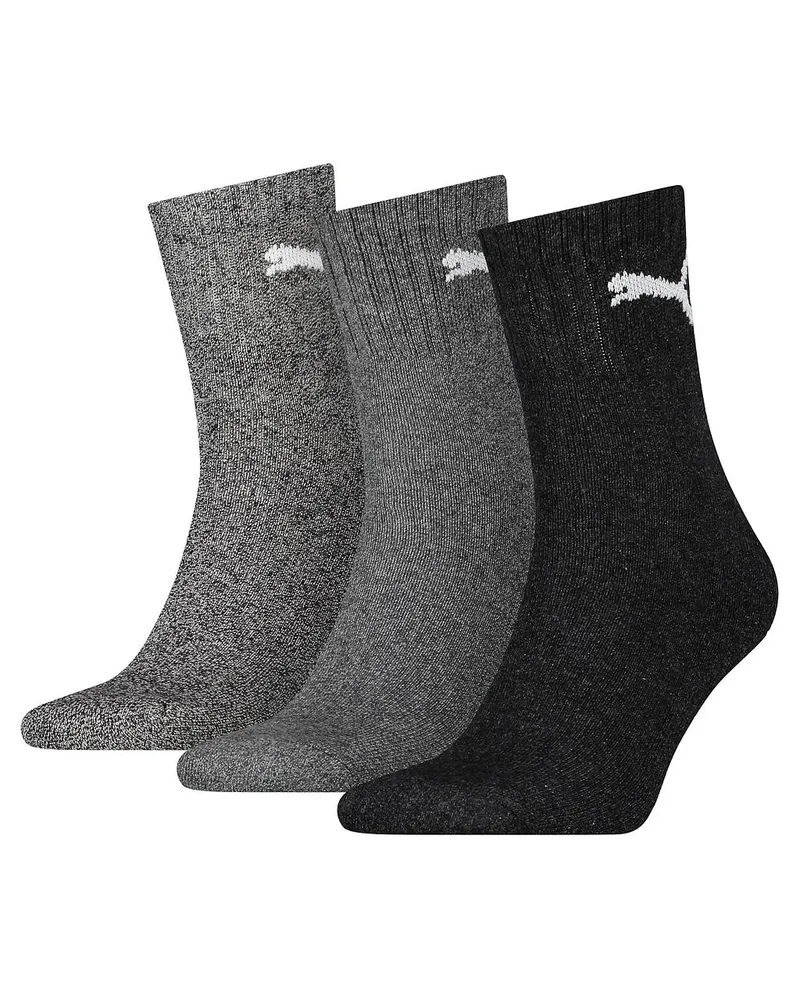 Puma Unisex Socken, 3er-Pack (Grau Grau
