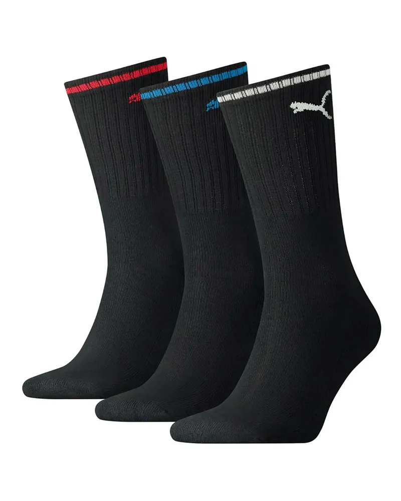 Puma Sport Crew Stripe  Socken Schwarz