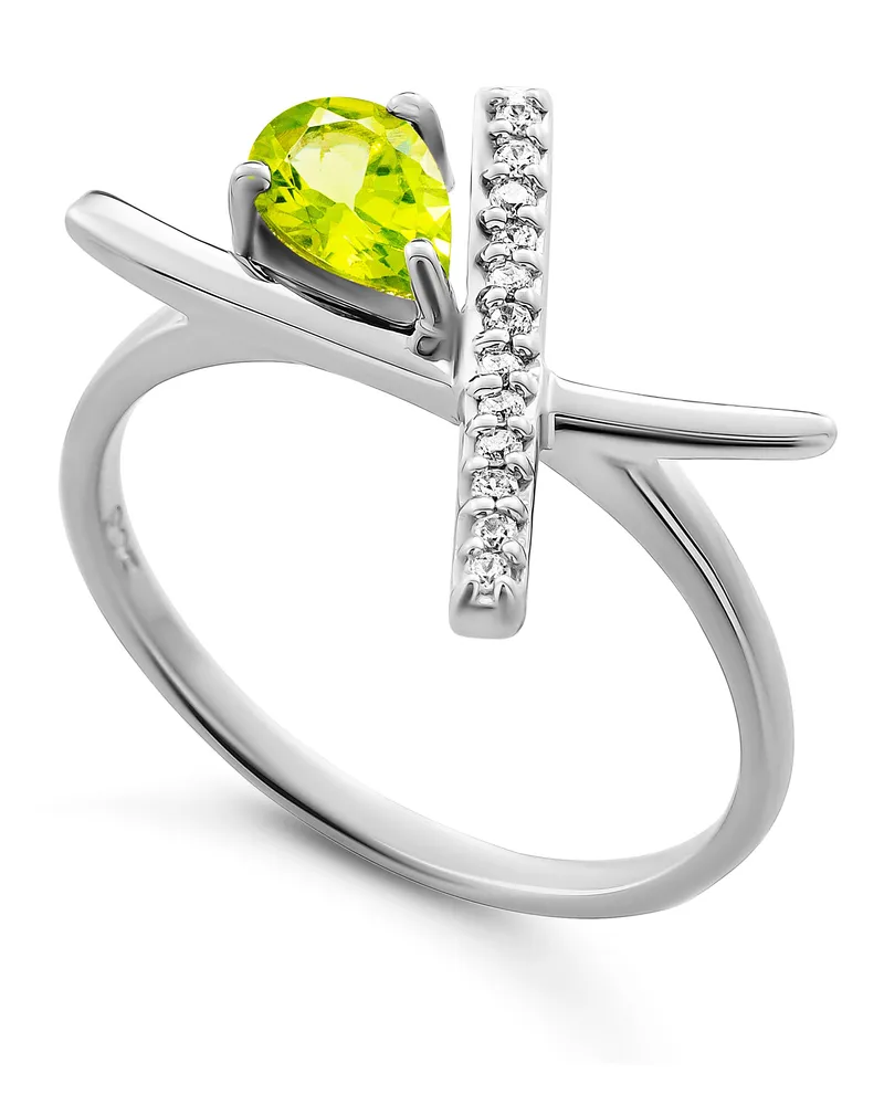 Orphelia Charlotte' Damen-Ring aus 925er Sterlingsilber – Silber ZR-7580/G Silber