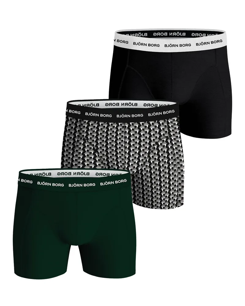 Björn Borg Cotton Stretch Boxer Boxershort Mehrfarbig