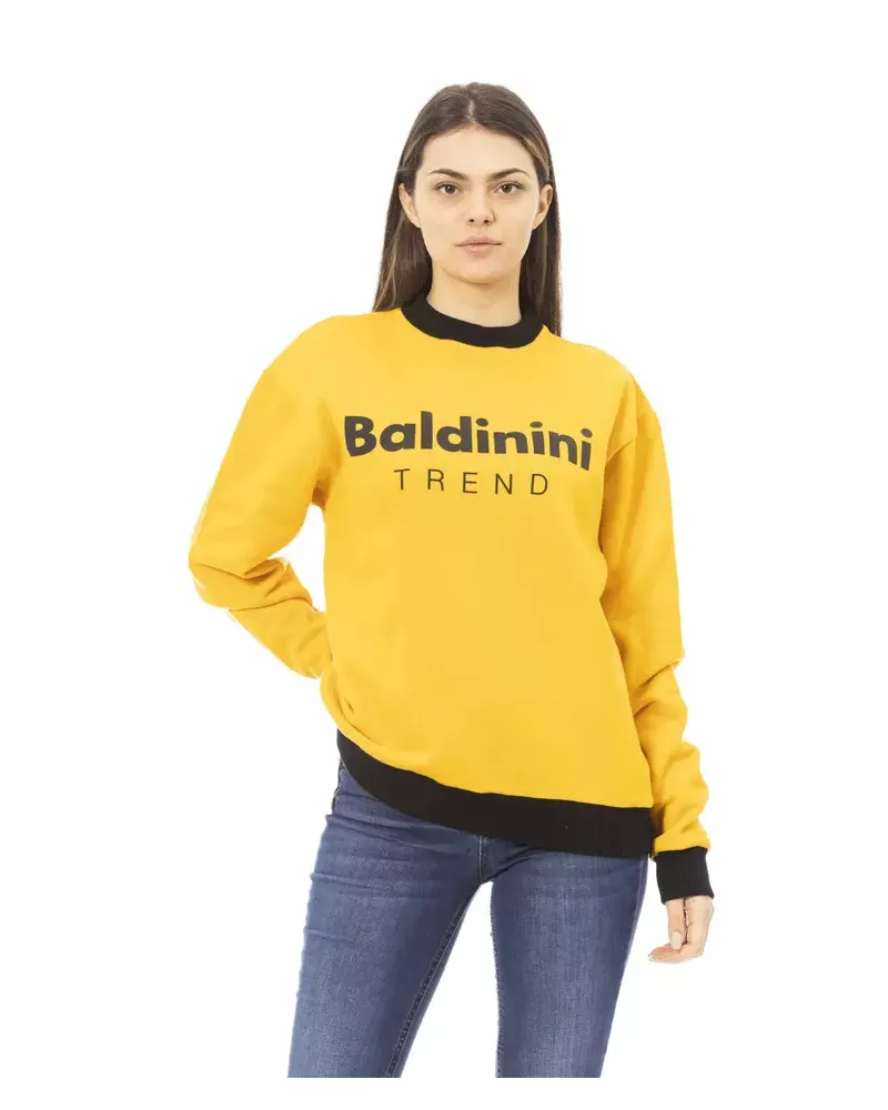 Baldinini Rundhals-Sweatshirt - Gold Gold