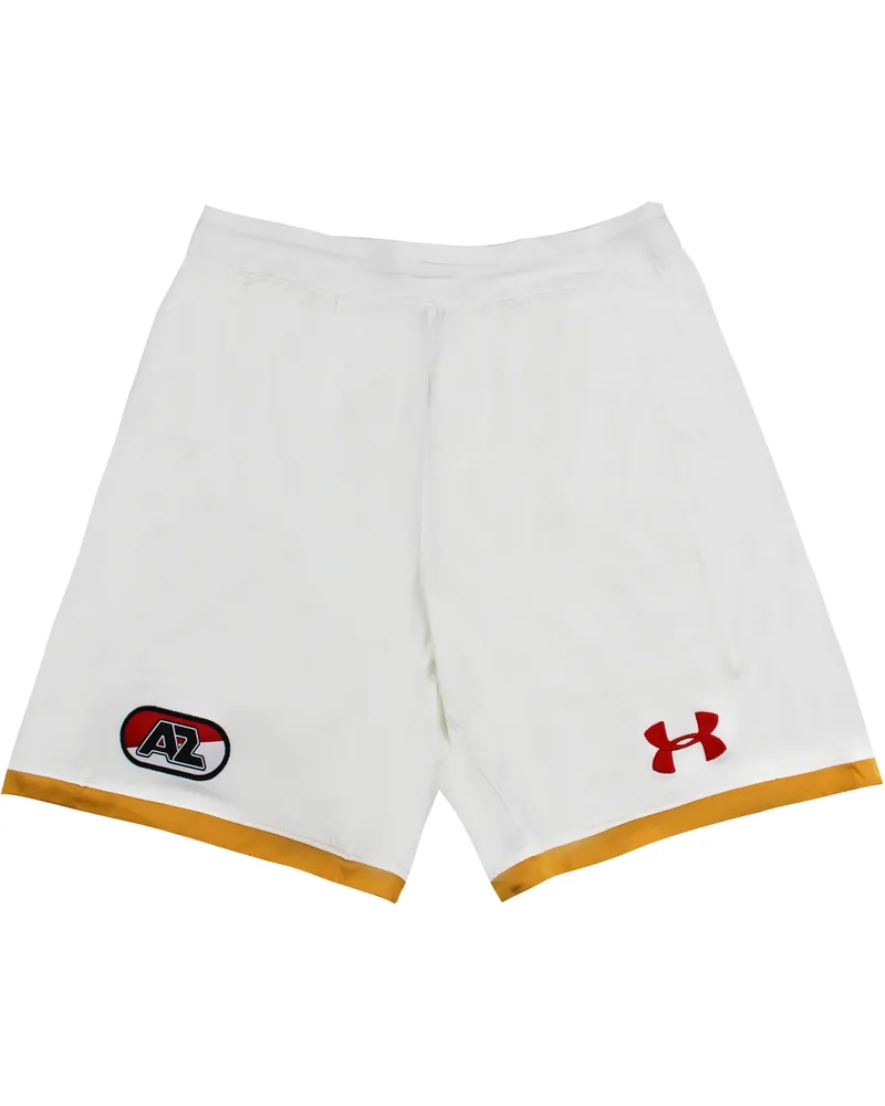 Under Armour AZ Alkmaar weiße MENS Home Football Shorts 1294987 101 Weiß