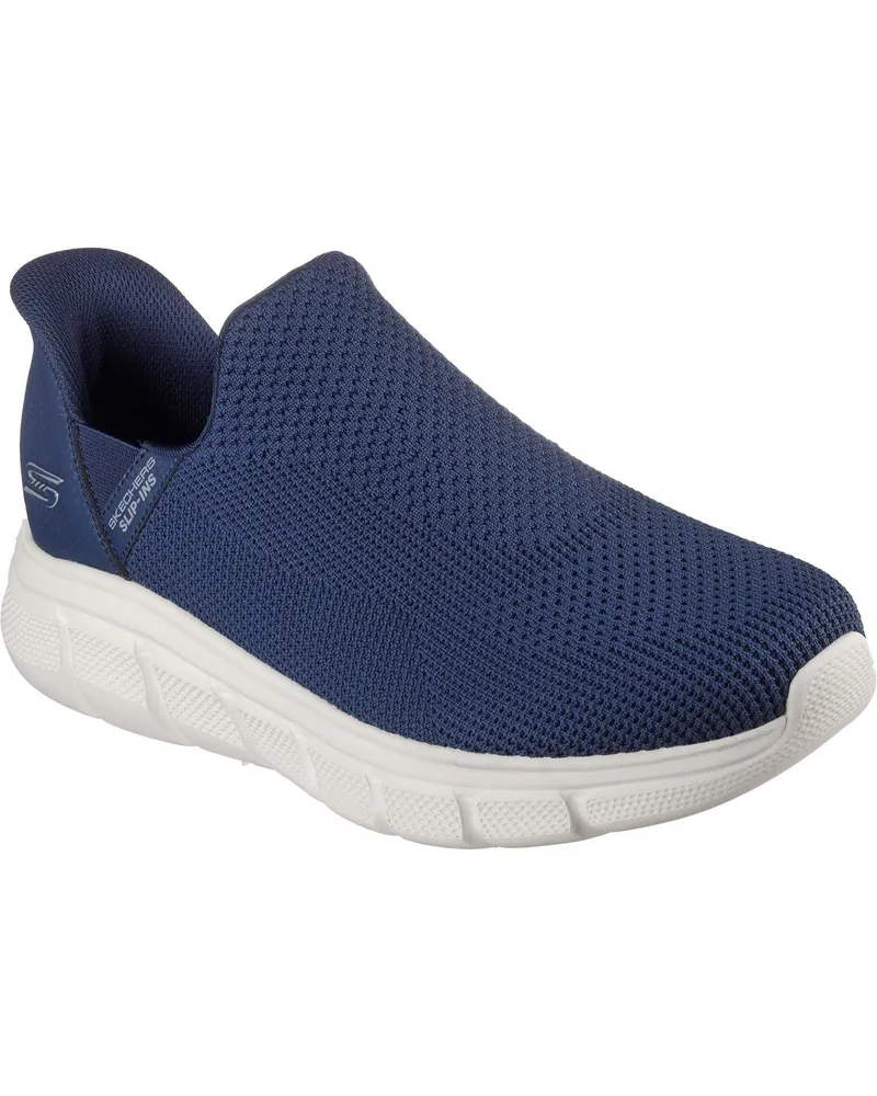 Skechers BOBS Sport B Flex Resilient Textil Herren Navy Sneakers Marineblau