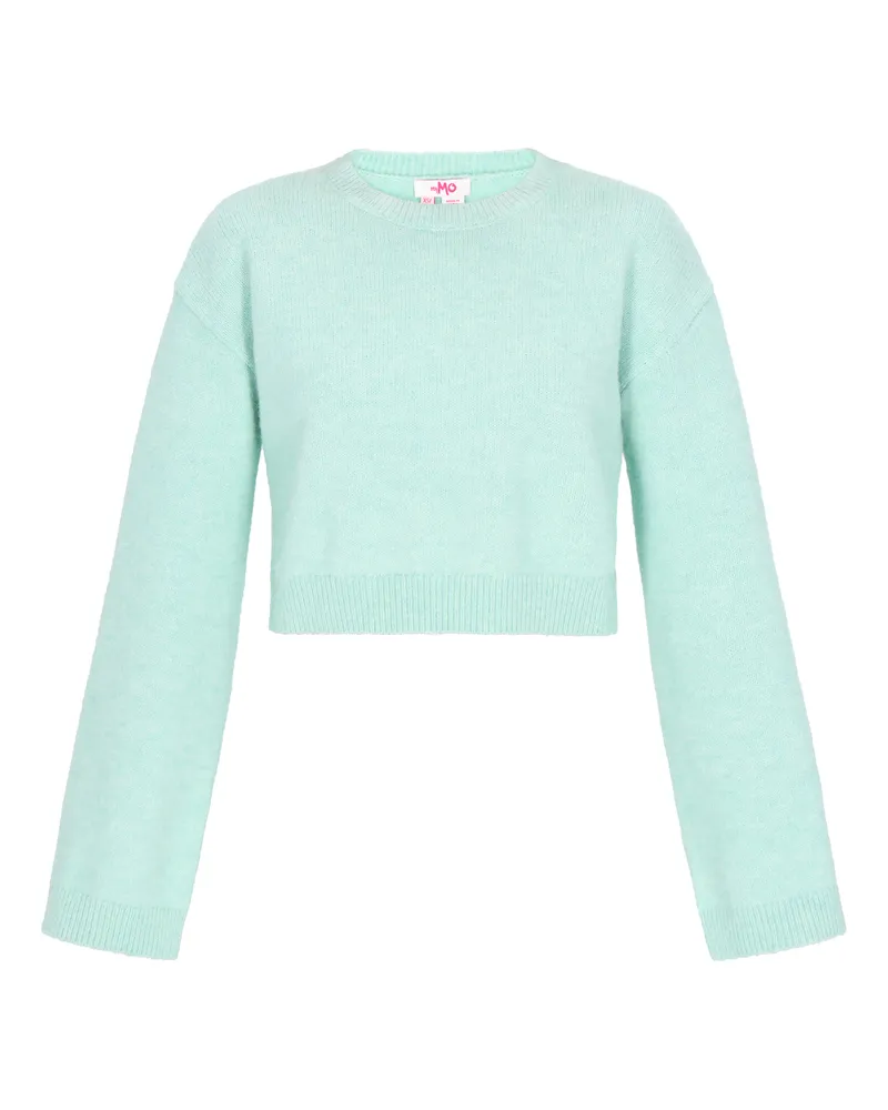 My Mo Pullover Frauen Minzmelange Mintgrün