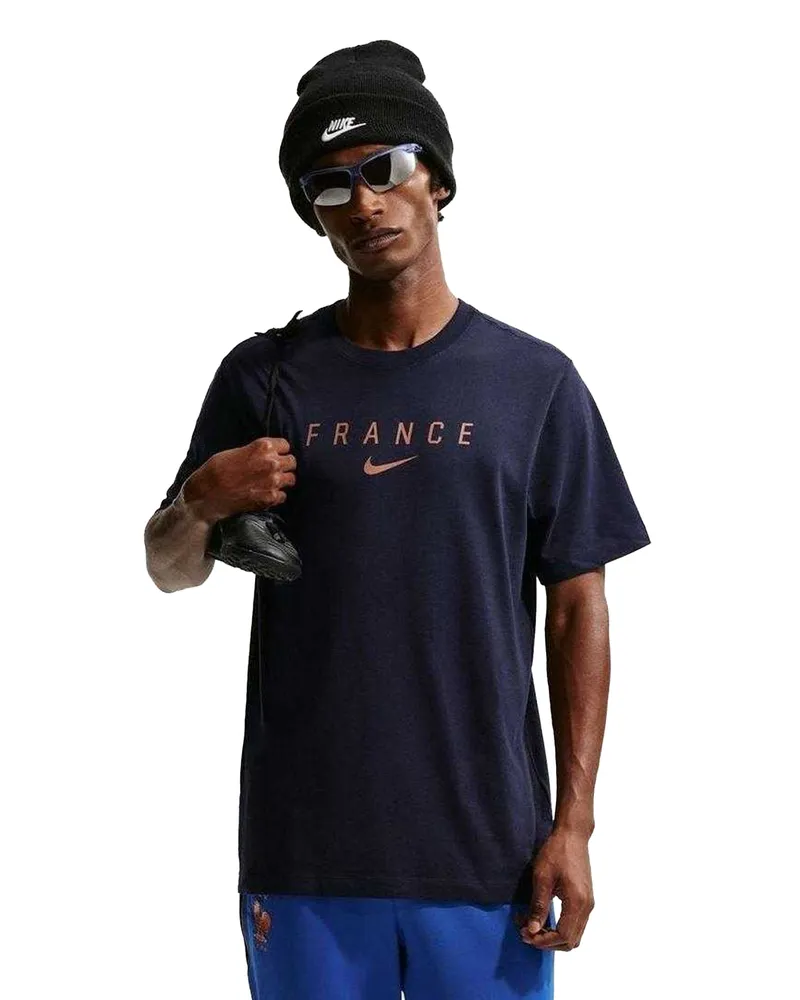 Nike T-Shirt für Herren (Marine/Gold Marineblau