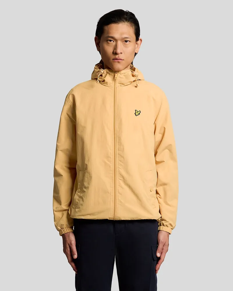 Lyle & Scott Wasserabweisende Kapuzenjacke Orange