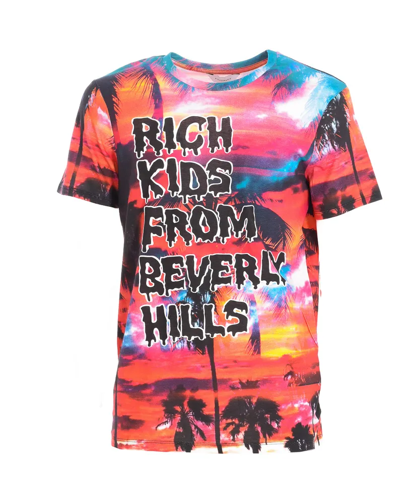 Eleven Paris RILLS Damen Kurzarm-T-Shirt mit Rundhalsausschnitt 17F1TS78 Mehrfarbig