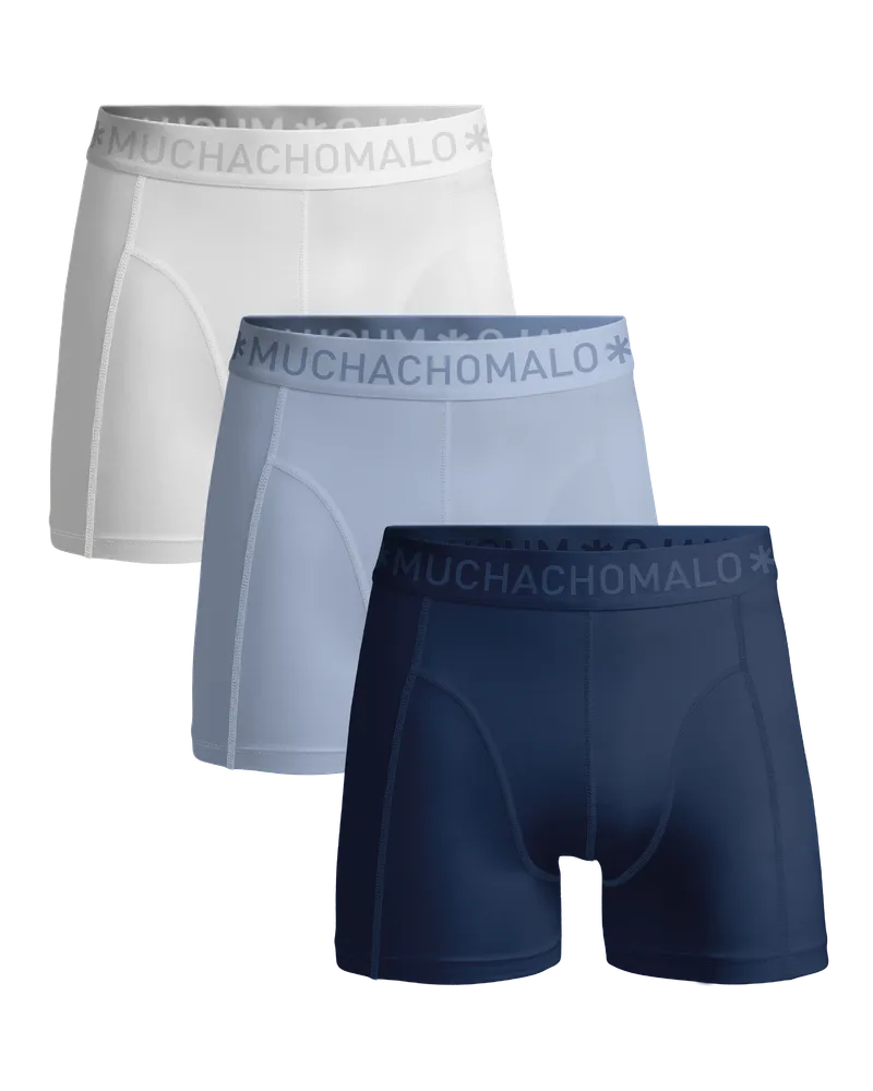 Muchachomalo Herren Boxershorts – 3er-Pack – Herren Unterhosen Mehrfarbig