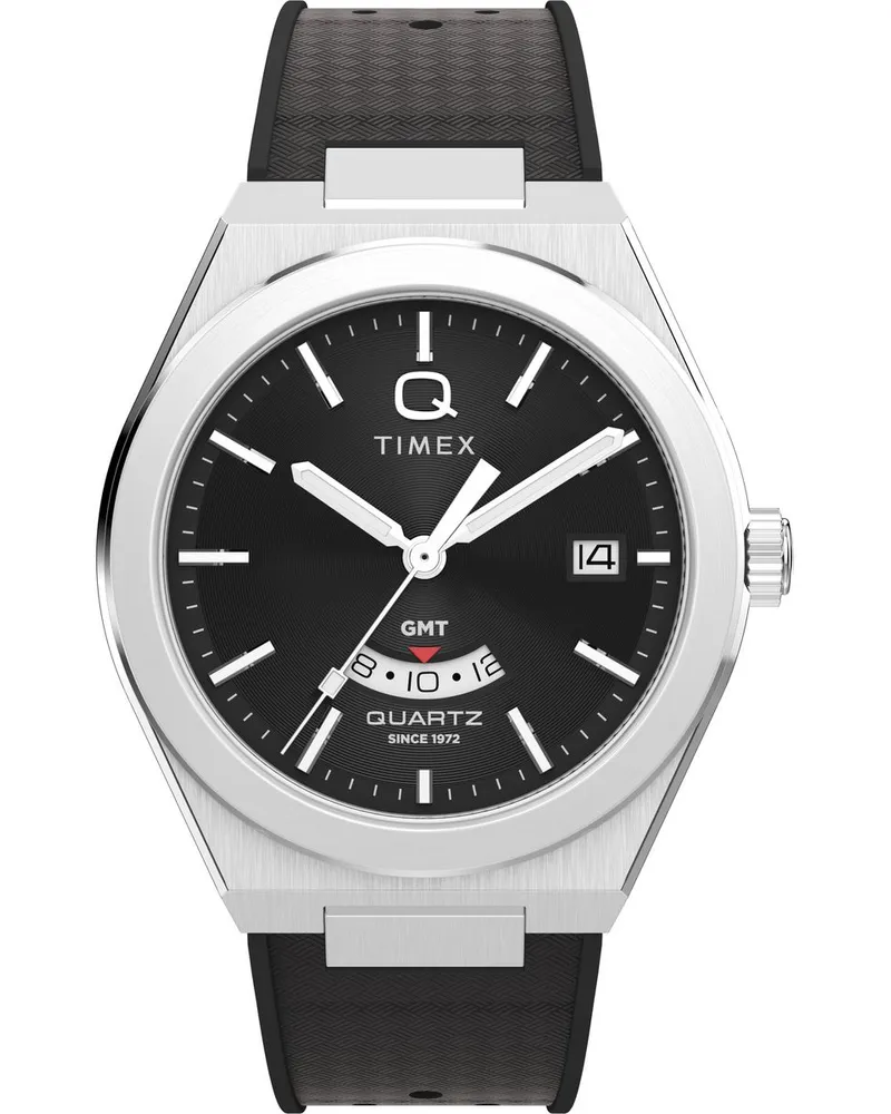 Timex Q Timex Continental Schwarz Herren Armbanduhr TW2Y24900 Schwarz