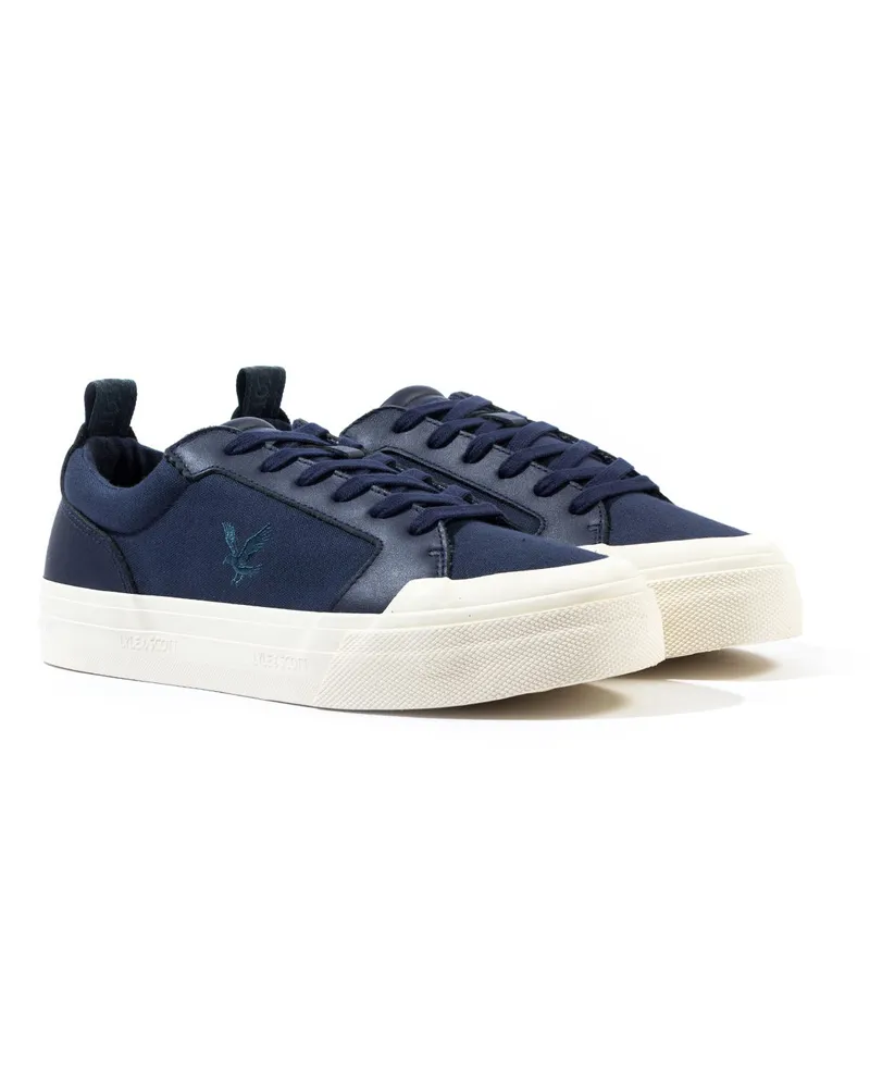 Lyle & Scott 1874 Marineblaue Turnschuhe Blau