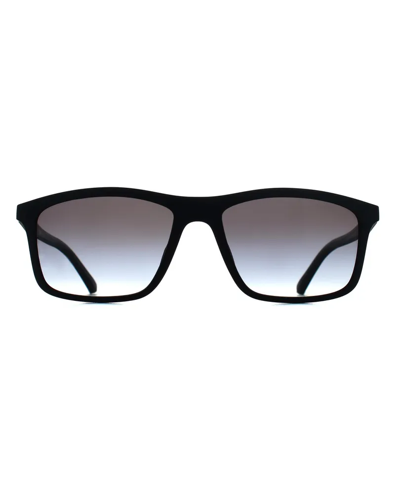 Emporio Armani EA4257U 50018G matte schwarze graue Sonnenbrille mit Farbverlauf Schwarz