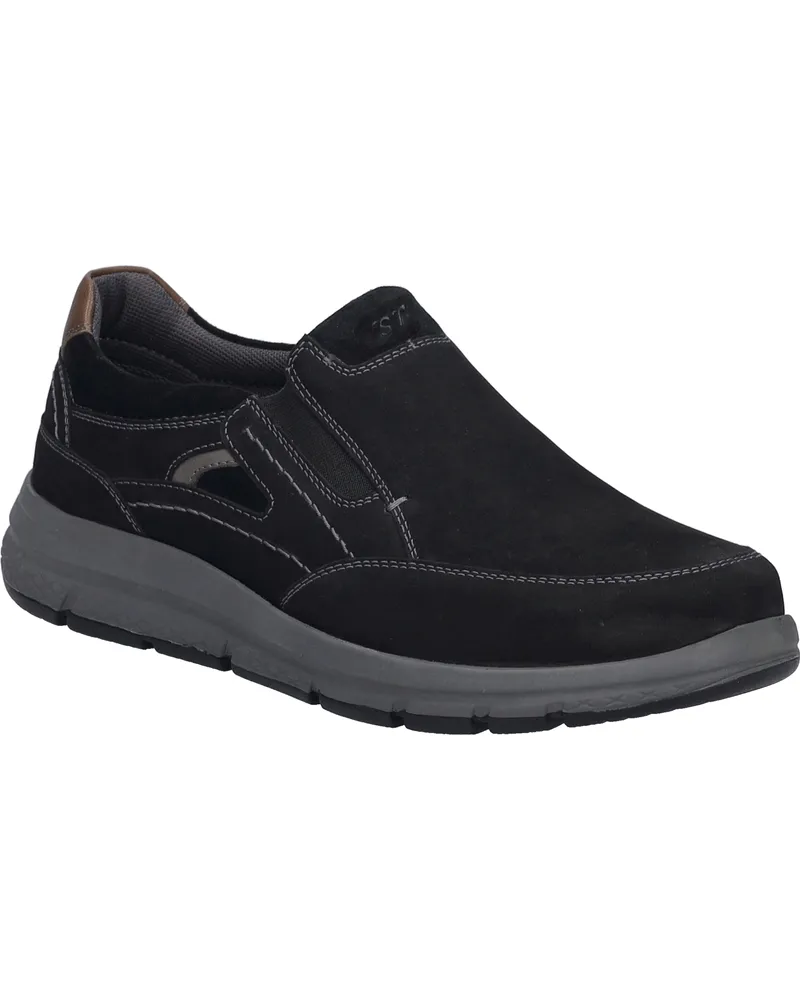 Josef Seibel Herren Slipper Giuseppe 09 in schwarz-kombi Schwarz
