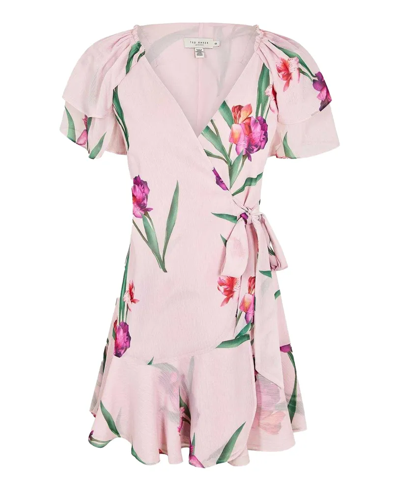 Ted Baker Wickelkleid für Damen (Pink Rosa