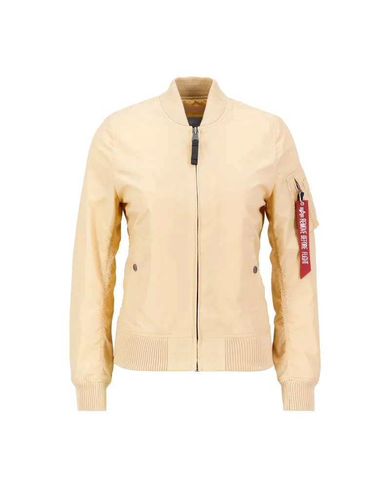 Alpha Industries MA-1 TT Two Tone Bomber Jacket Women Braun