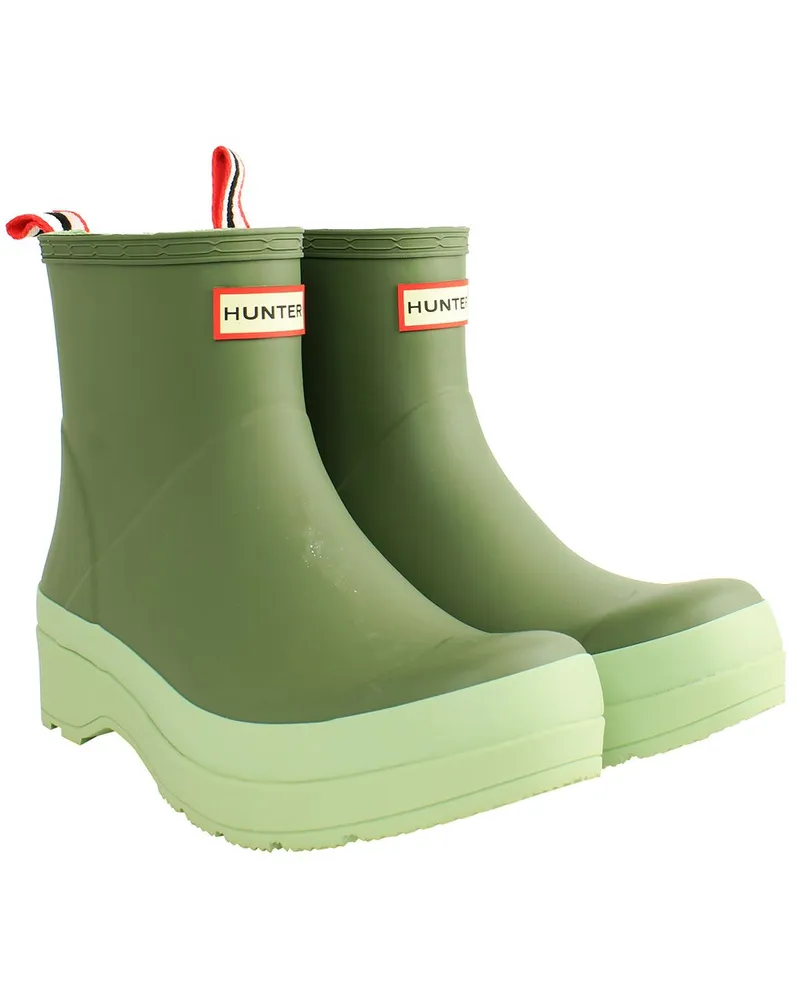 Hunter Play Short Herren-Gummistiefel in Hellgrün Grün