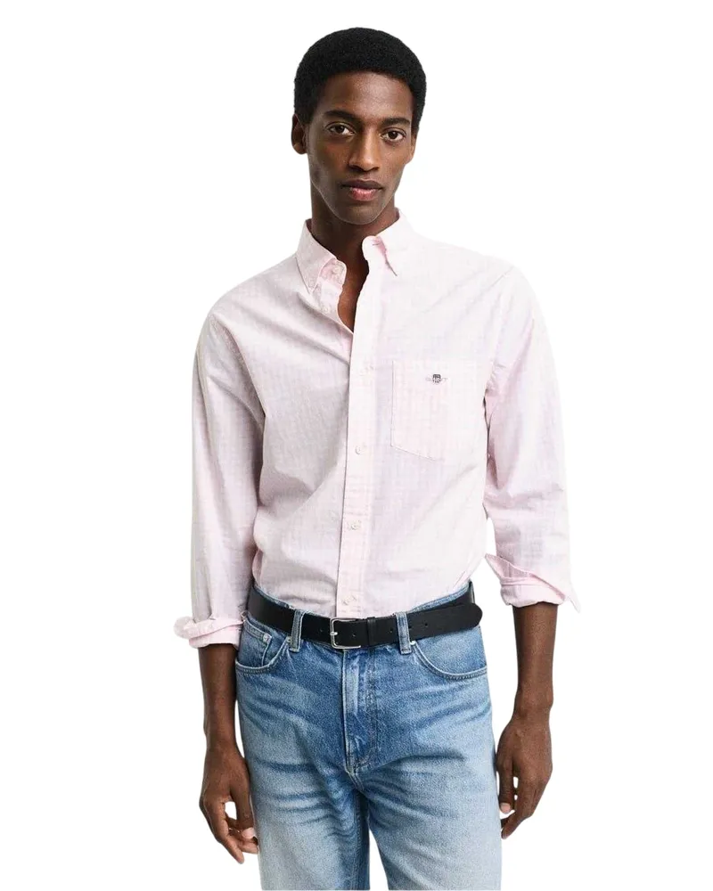 Gant Hemd für Herren, Regulär (Hellrosa Rosa