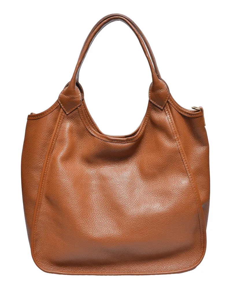 Isabella Rhea COGNAC Rindsledertasche Braun