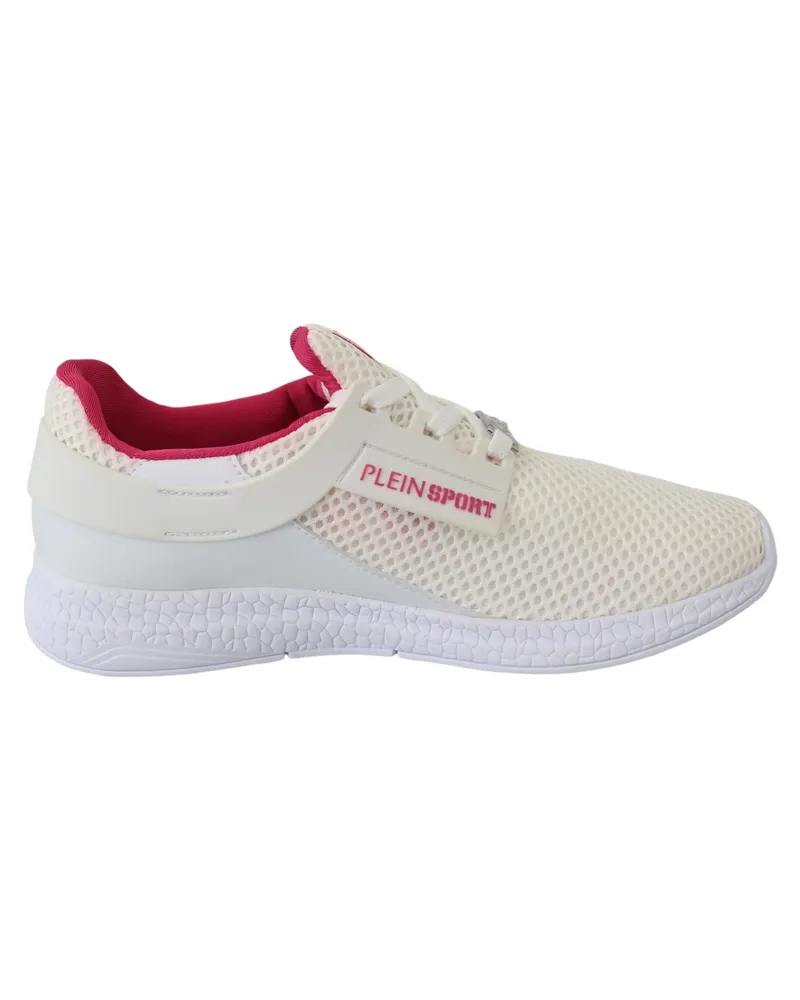 Philipp Plein Women's White Polyester Runner Becky Sneakers Shoes Schwarz