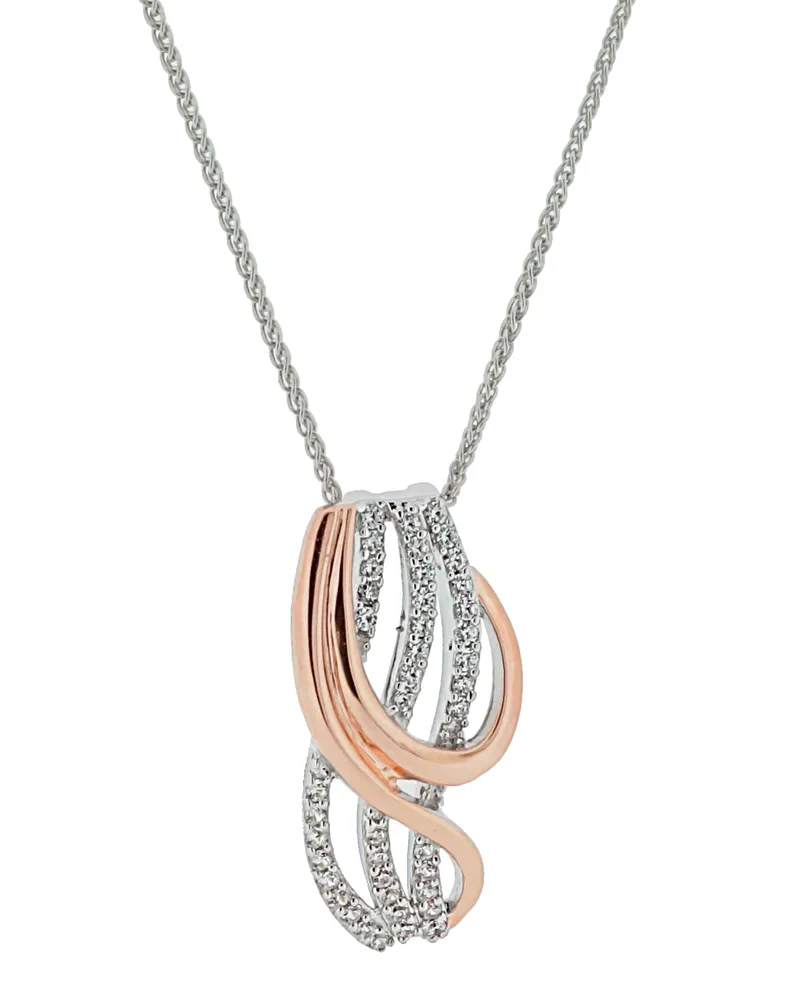 Orphelia Elsia' Damenkette mit Anhänger aus 925er Sterlingsilber – Silber ZH-7027 Silber