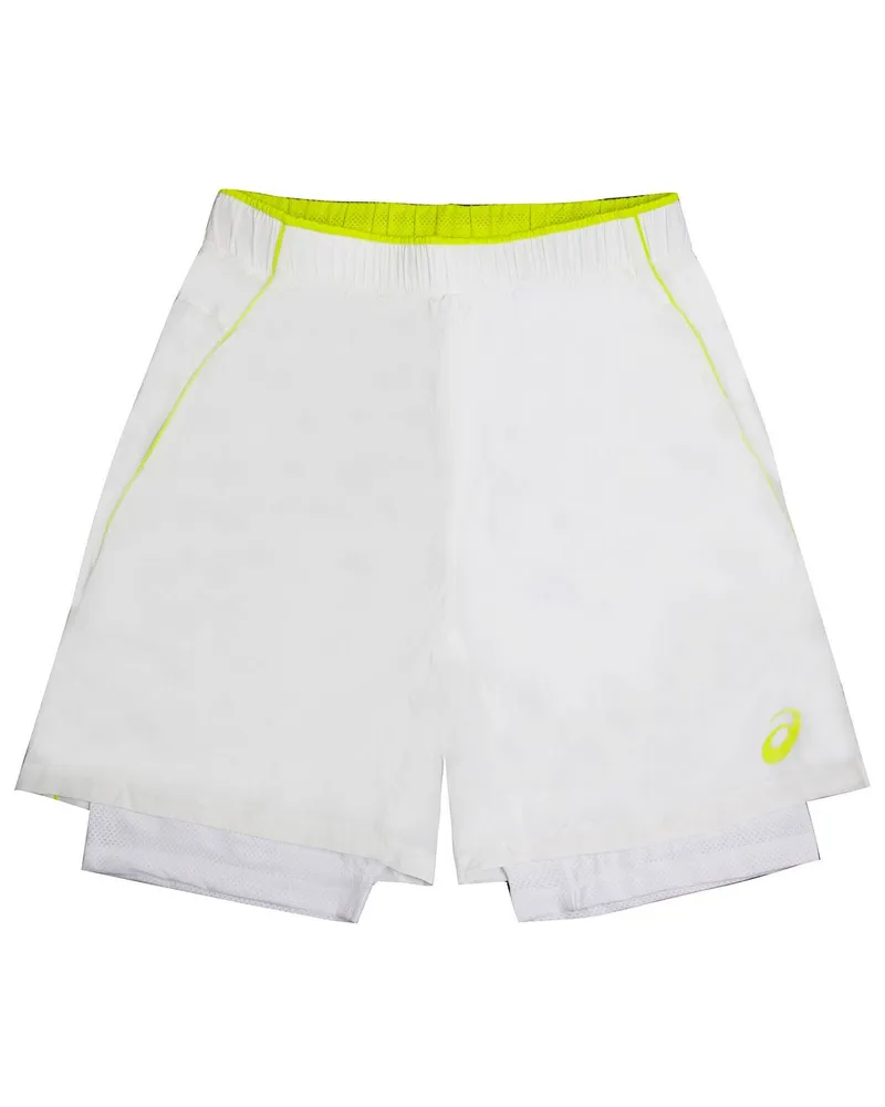 Asics Padel Player Herren weiße Tennisshorts Weiß