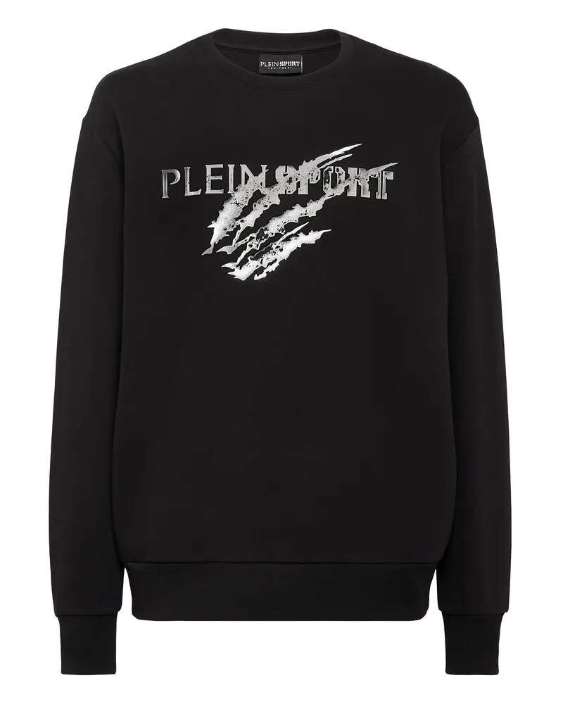 Philipp Plein Sweatshirt Ls Scratch Schwarz