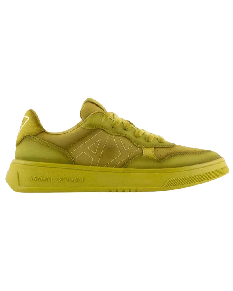 Armani Exchange Logo Sneaker für Herren (Gelb Gelb