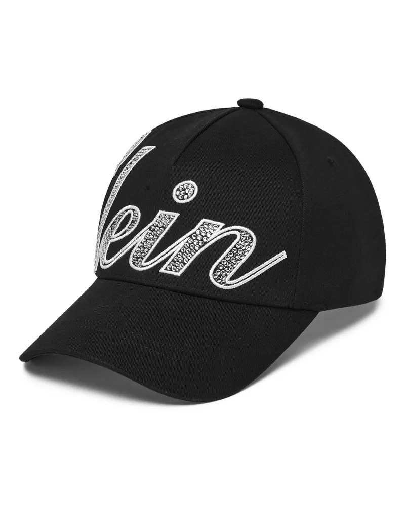 Philipp Plein Baseball Cap Strass Schwarz