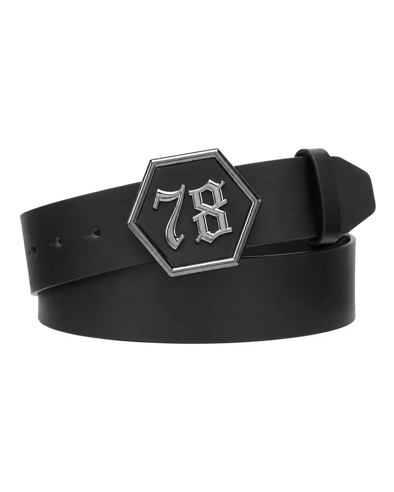 Philipp Plein Gürtel Cocco Schwarz