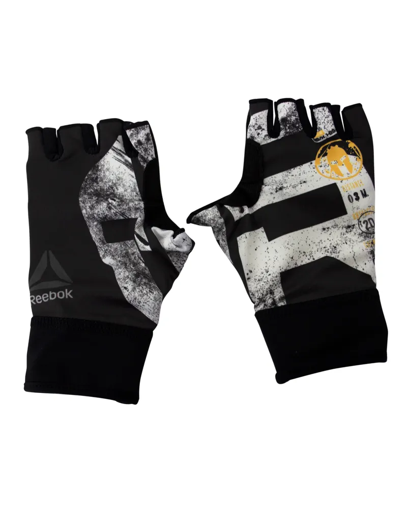 Reebok Spartan Race Race Fingerless Running Unisex Fitnesshandschuhe Schwarz BK2524 Schwarz
