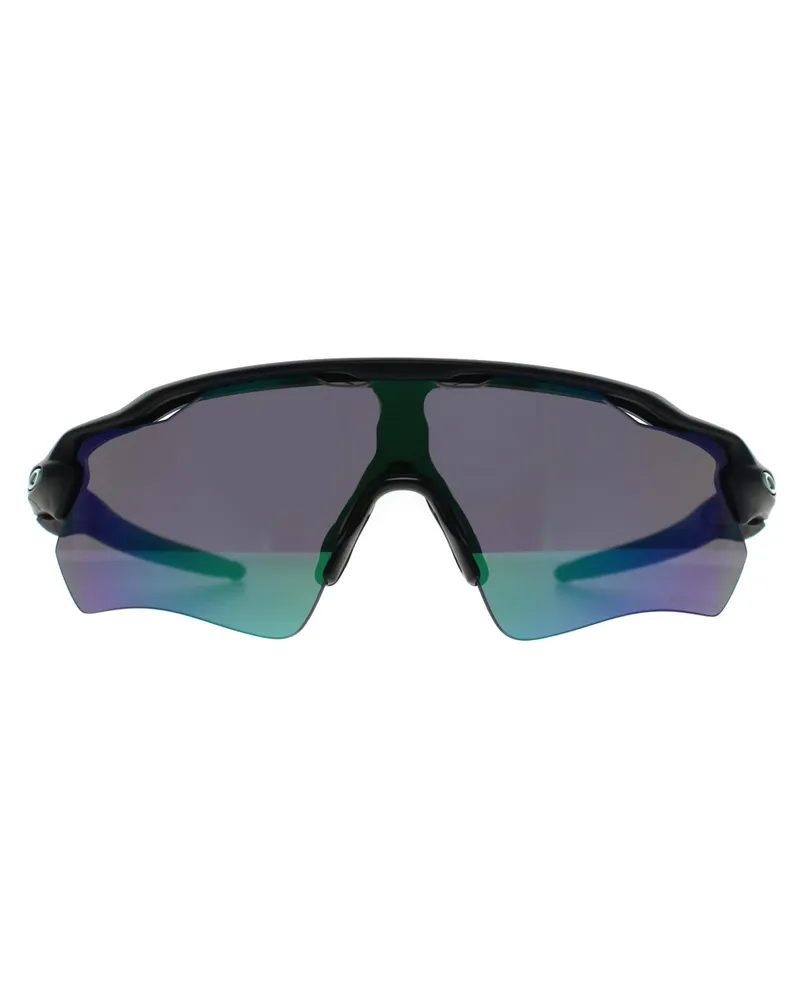 Oakley Radar EV Pfad OO9208-F0 matt schwarz prizm jade polarisierte Sonnenbrille Schwarz