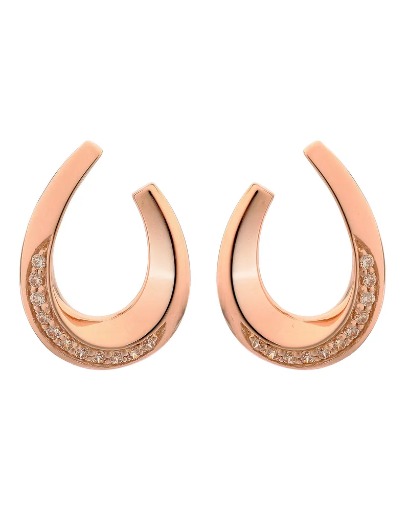 Orphelia Krista' Ohrstecker für Damen, 925er Sterlingsilber, Rosé, zo-7366 Rosé