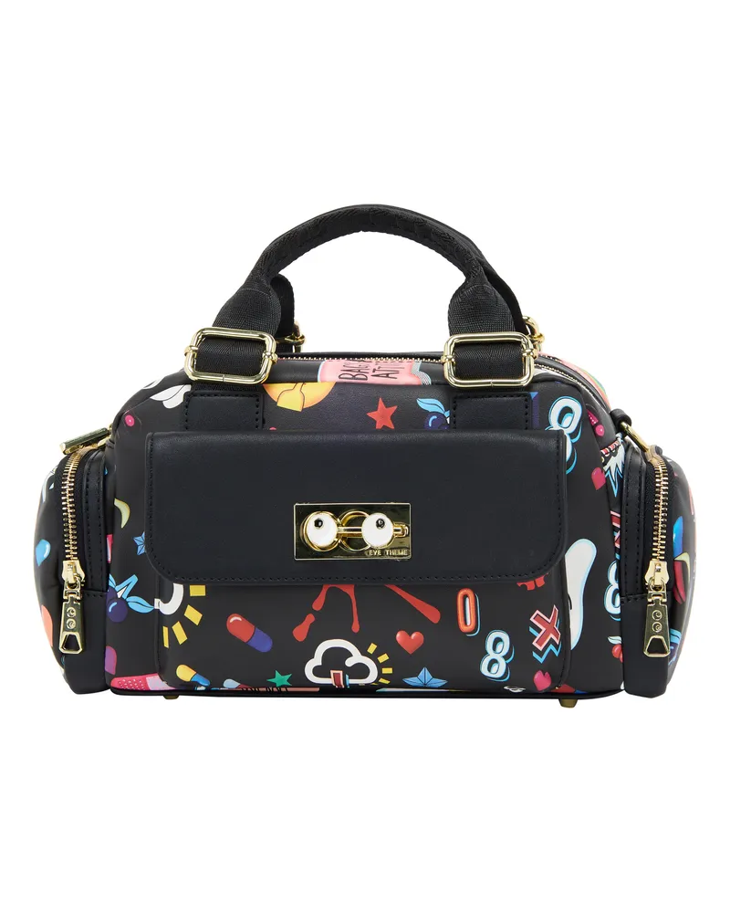 My Mo Handtasche Handtasche Frauen Schwarz Schwarz