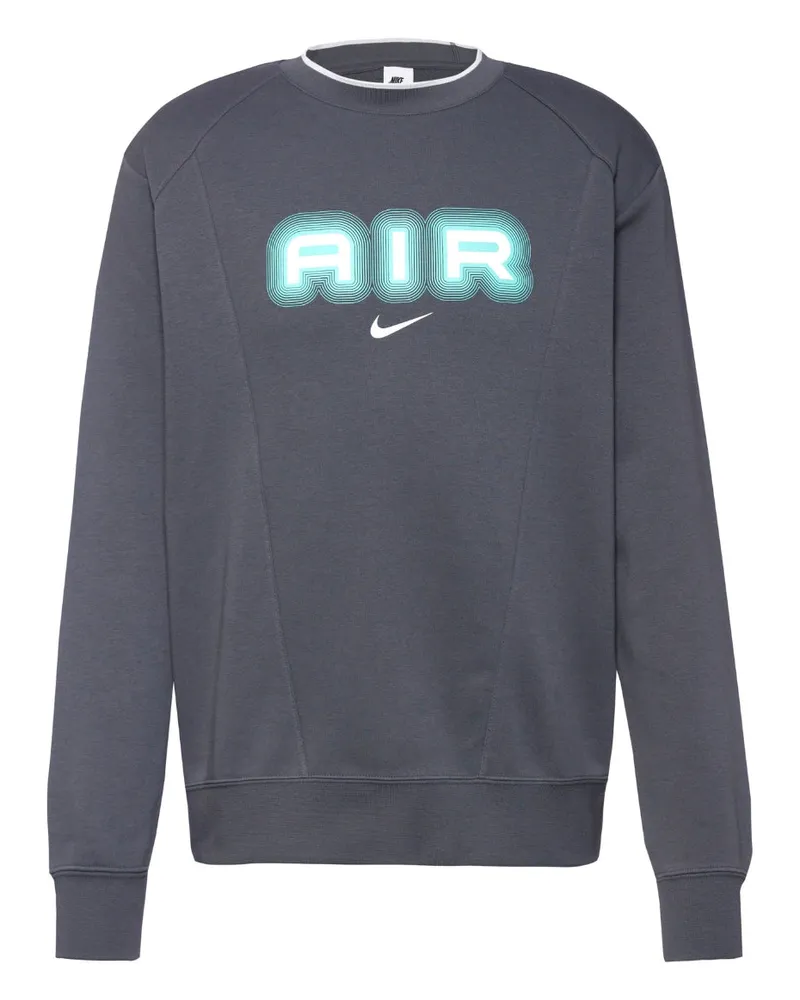 Nike Air Crew Neck Fleece-sweatshirt, Grau Anthrazit