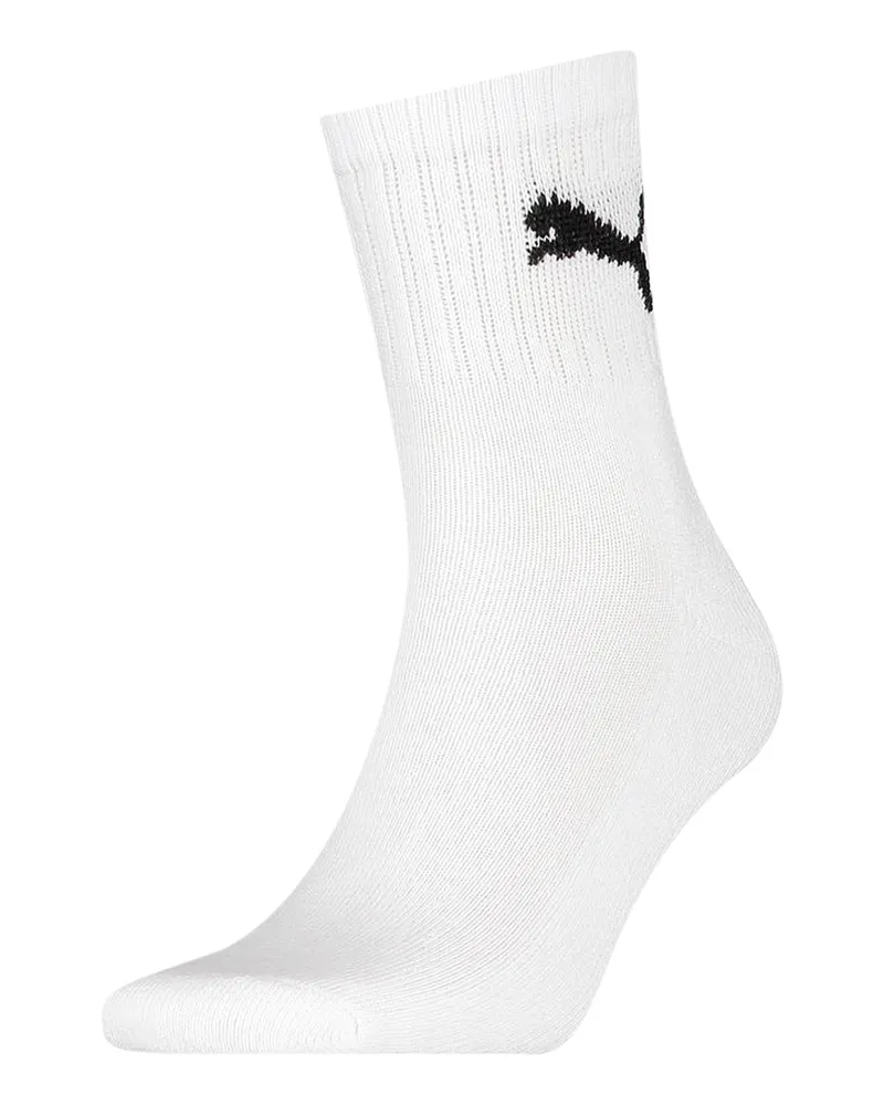 Puma Unisex Socken, 3er-Pack (Weiß Weiß