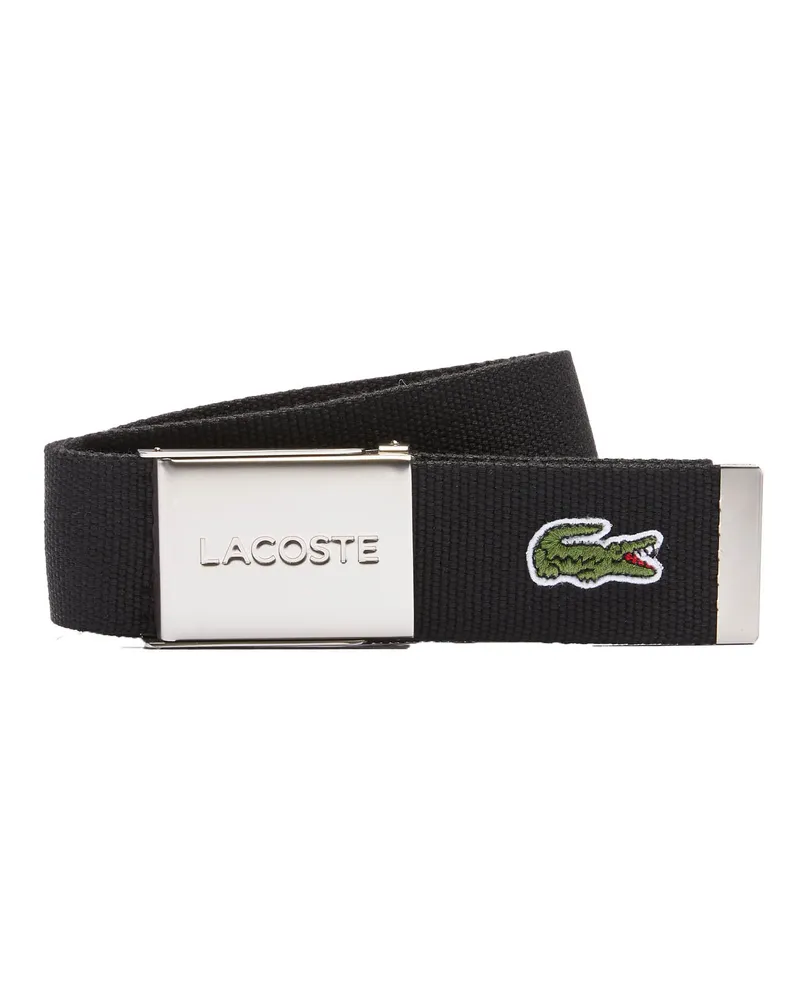 Lacoste Gürtel Schwarz