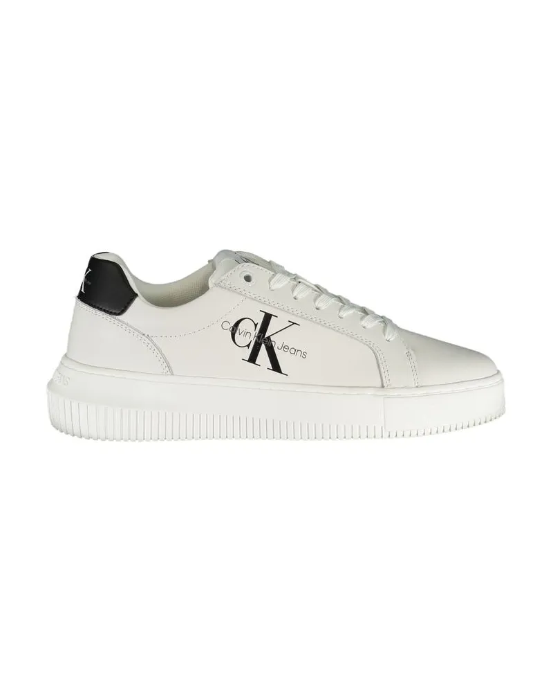 Calvin Klein Plattform Sneakers Weiß Yw0yw00028 Weiß